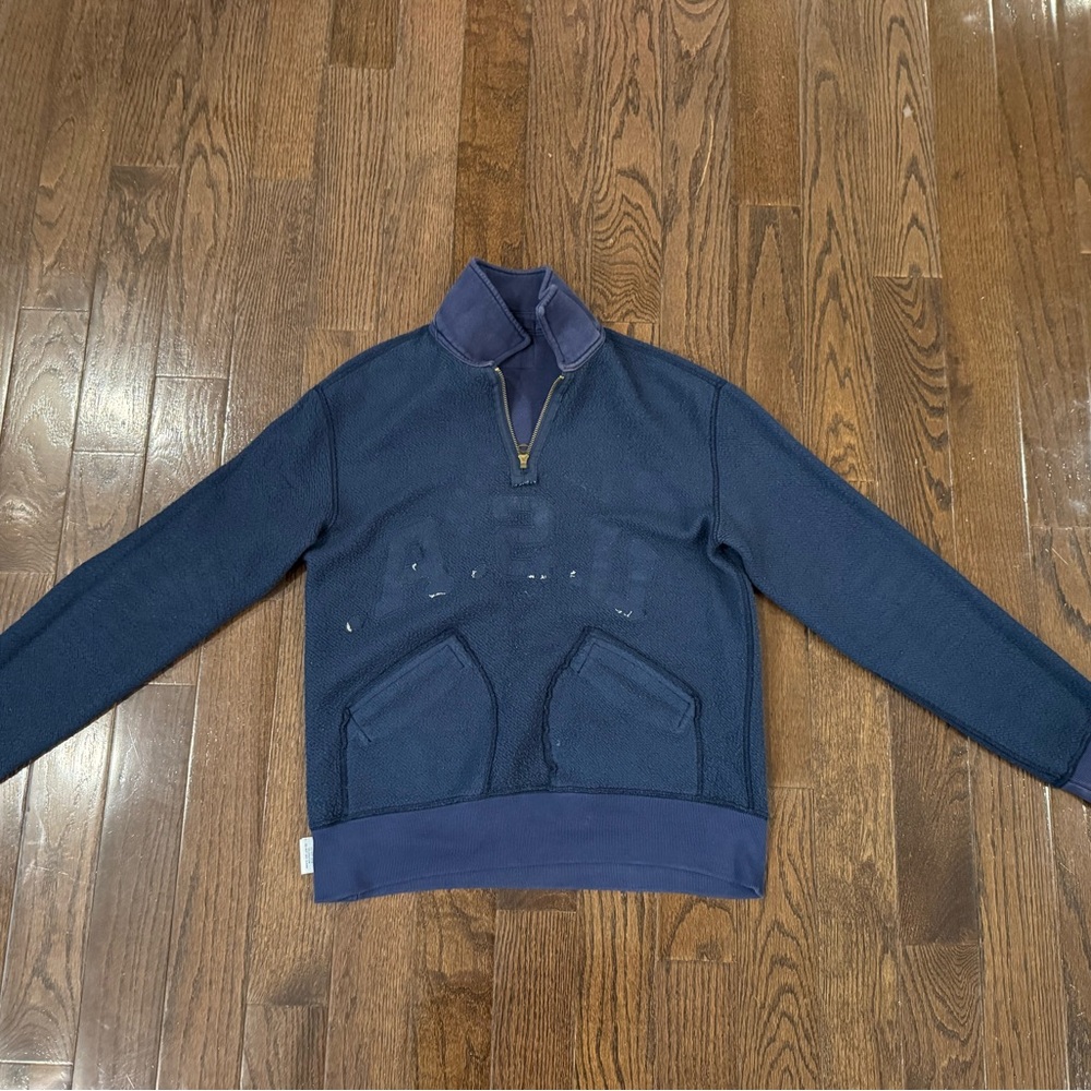 USA Paralympic Polo Ralph Lauren Quarter Zip Fleece Sweatshirt Men’s X Small - Picture 11 of 11
